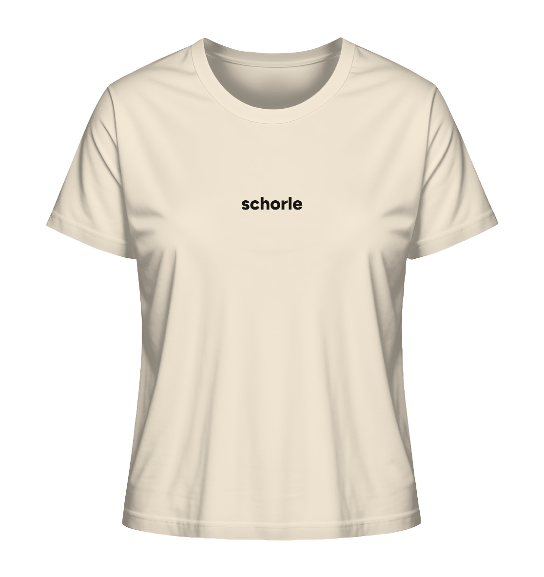 Damen T-Shirt "Organic" Schorle Black